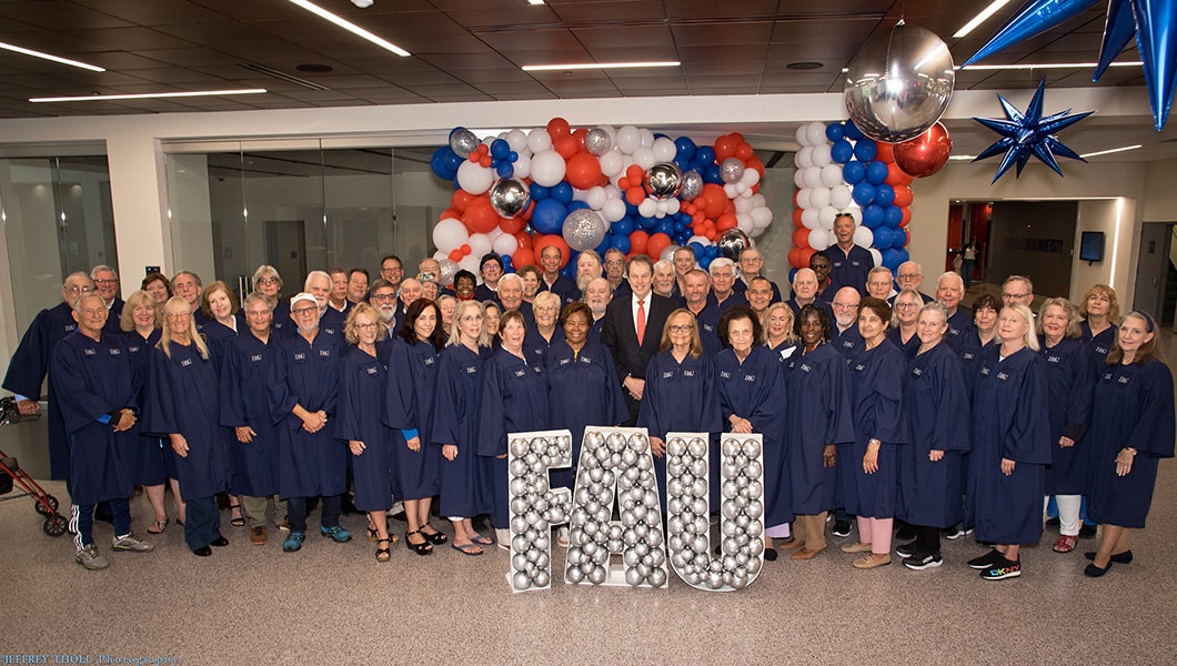 large group of FAU graduates