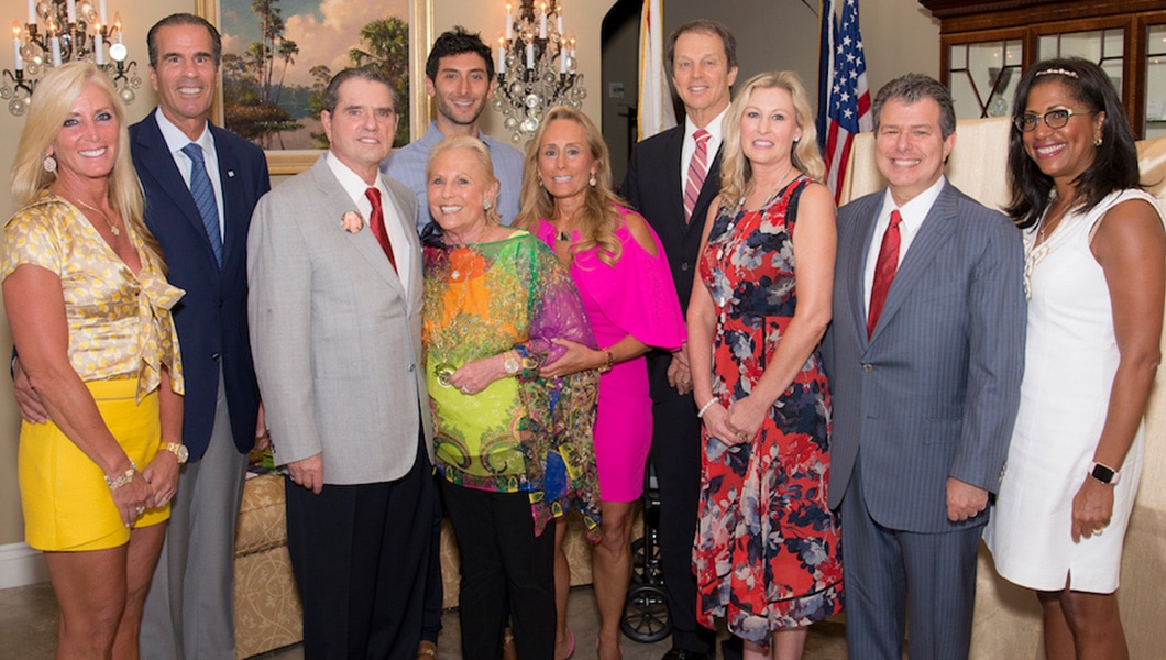 PHYLLIS & HARVEY SANDLER with FAU Staff