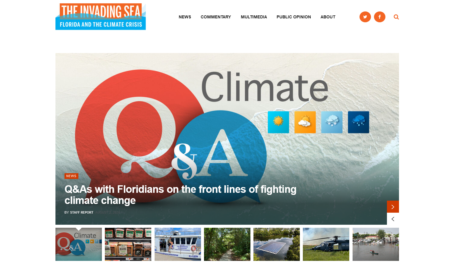 Center for Environmental Studies - The Invading Sea - FAU Foundation, Inc.